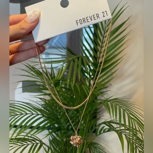 Forever 21 butterfly necklace